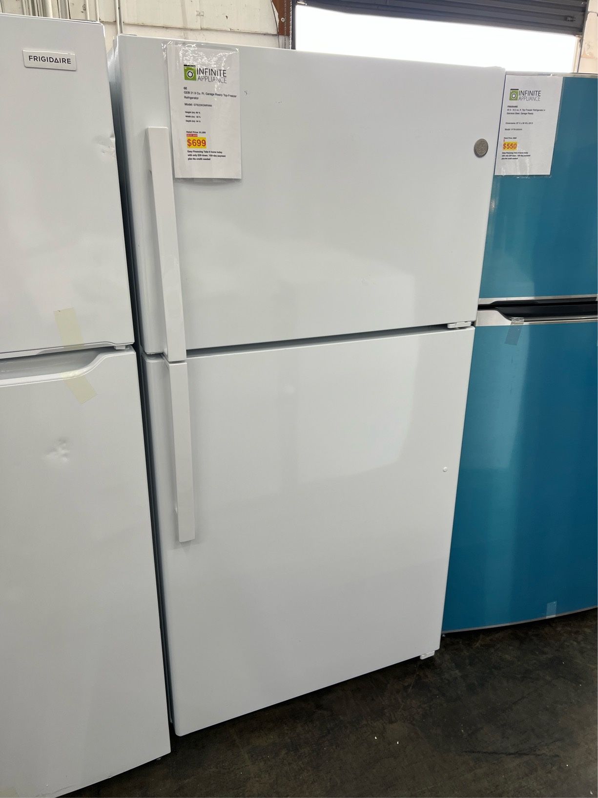 GE® 21.9 Cu. Ft. Top-Freezer Refrigerator