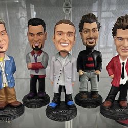NSYNC Bobble Head 2001 Best Buy Collection Complete All 5 No Boxes Dust Free