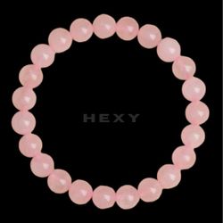 Rose Quartz  Bead Bracelet