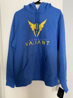 Brand New/Blue Valiant Logo- Hoodie