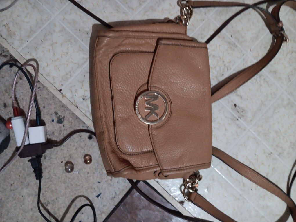 Michael Kors Purse Tan Medium 