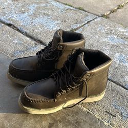 Steel toe boots
