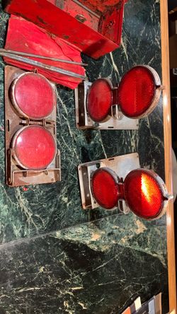 Vintage Truck Reflector Set