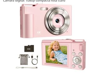 Camara digital rosa claro