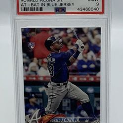 Ronald Acuna PSA 9 Rookie Card