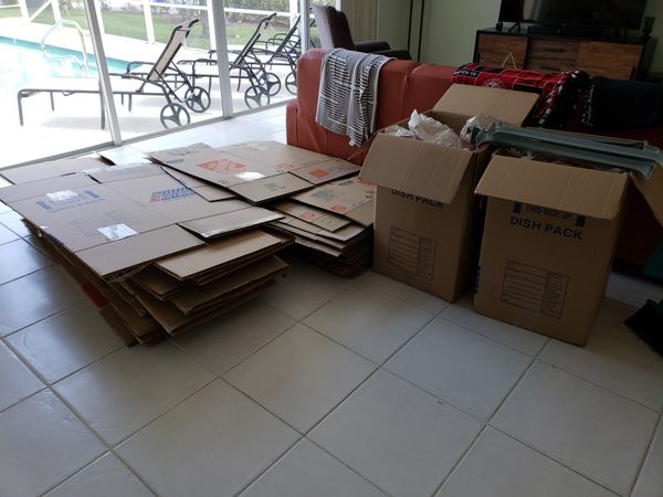 Free Used Moving Boxes Packing For Sale In Jupiter Fl Offerup