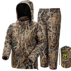 TideWe Rain Suit, Waterproof Breathable Lightweight Rain Coat & Pant Brand new B149) Size 2XL