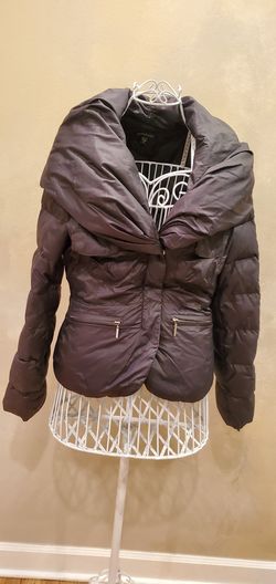 Bebe Thin Down Shawl Collar Jacket