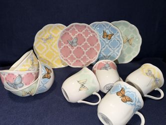 LENOX AMERICAN BY DESIGN BUTTERFLY MEADOW COLORS BIG BUNDLE 