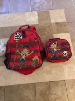 Backpack and lunch bag