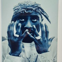 Tupac Shakur Metal Poster Print 