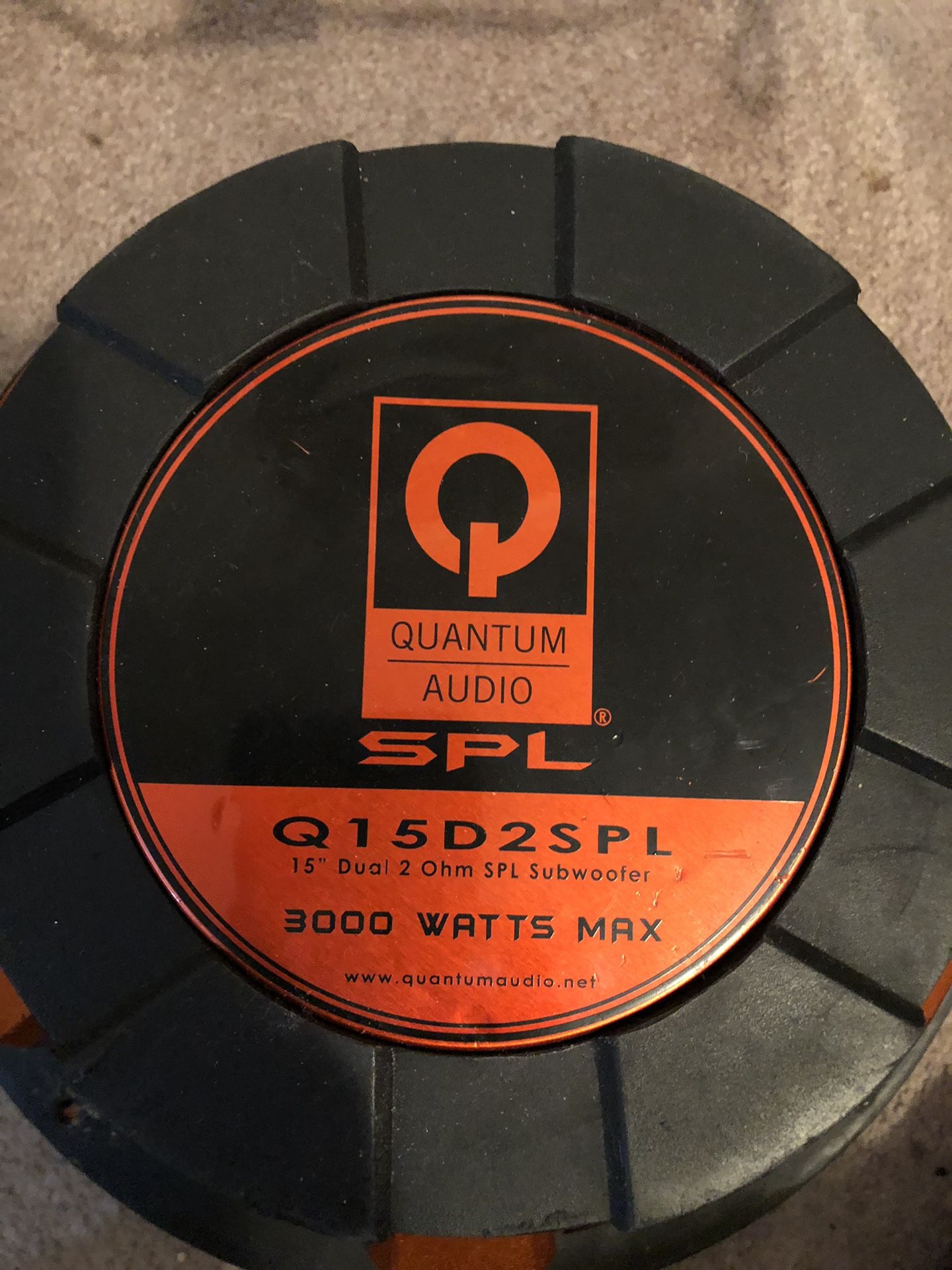 15 inch Quantum Audio SPL Competition Subwoofer
