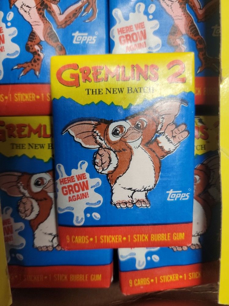 Unopened Gremlins 2 Cards