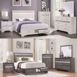 4-PCS Queen Size Bedroom Set In Offer 🔥🔥🔥