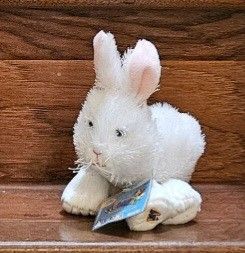 Fun Find! Rare Webkinz White Rabbit with Secret Code Attached