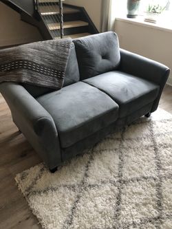 Wycliff Loveseat in Dark Grey for Sale in Hamburg NY OfferUp