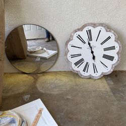 Clock And Mirror