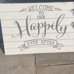 A Welcome Sign When You’re Getting Married