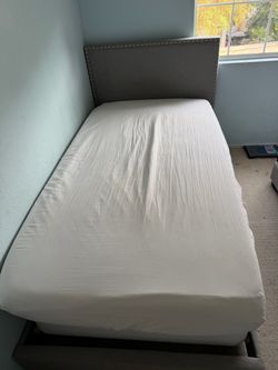 Two Twin Beds and Mattress