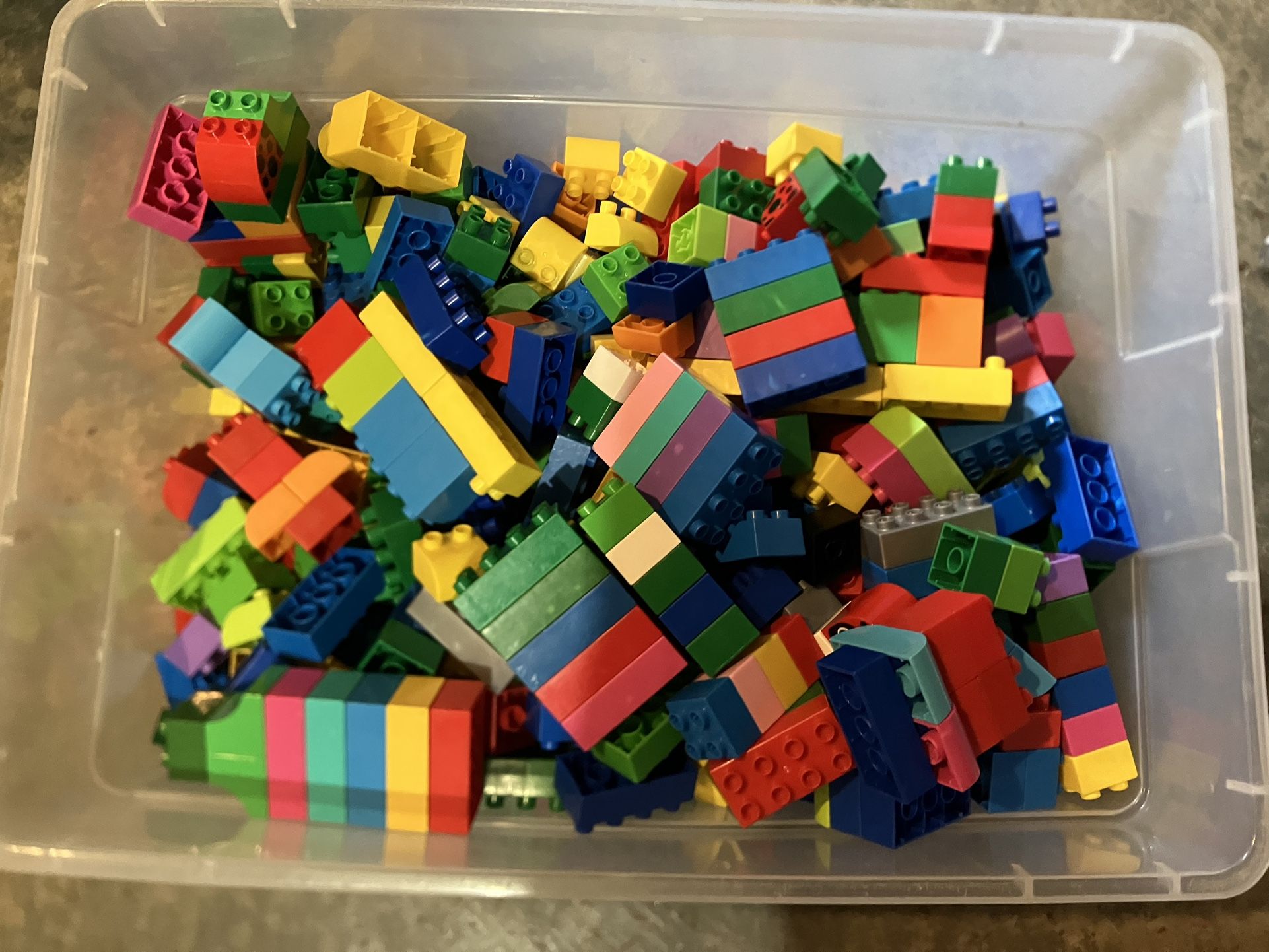 Huge Lot Of Duplo Building Blocks!