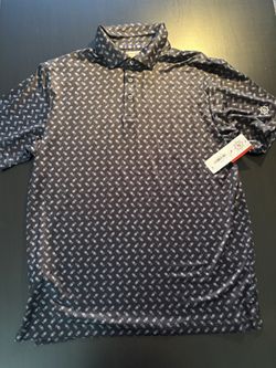 BRAND NEW! BEN HOGAN PINEAPPLE PRINT PERFORMANCE POLO