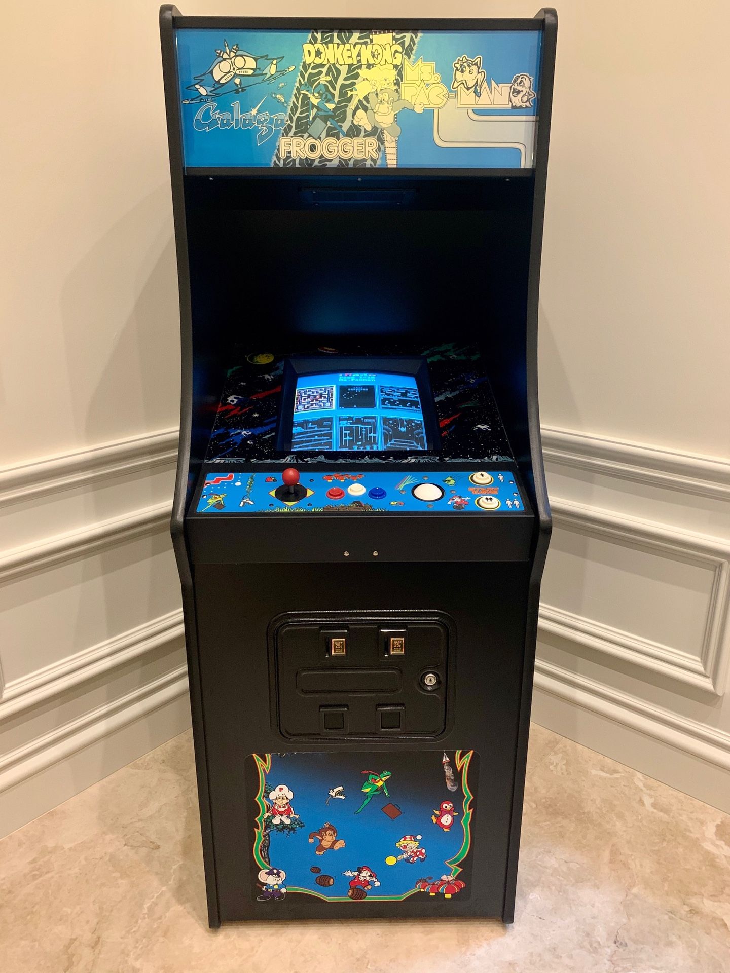 60 game full size arcade machine 68hx25wx33d