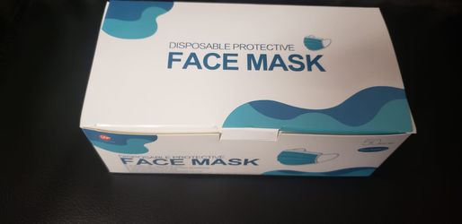 Masks blue color $1.99 for box of 50