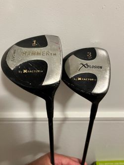 X Factor Hammer Driver and Fairway Wood Clubs