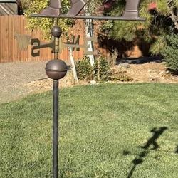 Golfer Weathervane Brass/Copper