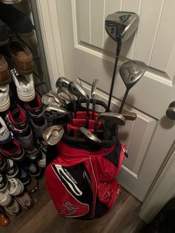Complete Set of Men’s Callaway Golf Clubs with Callaway Bag