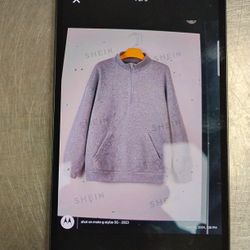 women's grey sweatshirt 