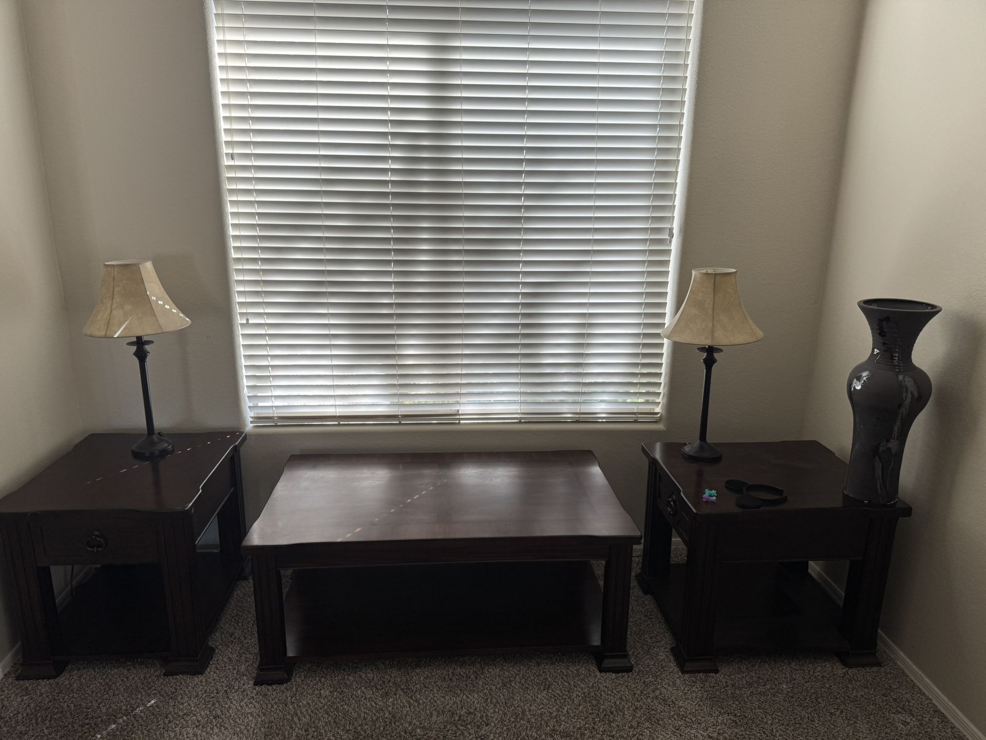 Coffee Table and 2 End Tables