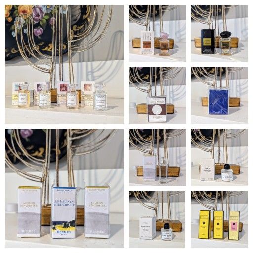 Designer travel Mini Perfumes fragrances Cologne Maison Margiela Replica Jo Malone Hermes Armani Byredo