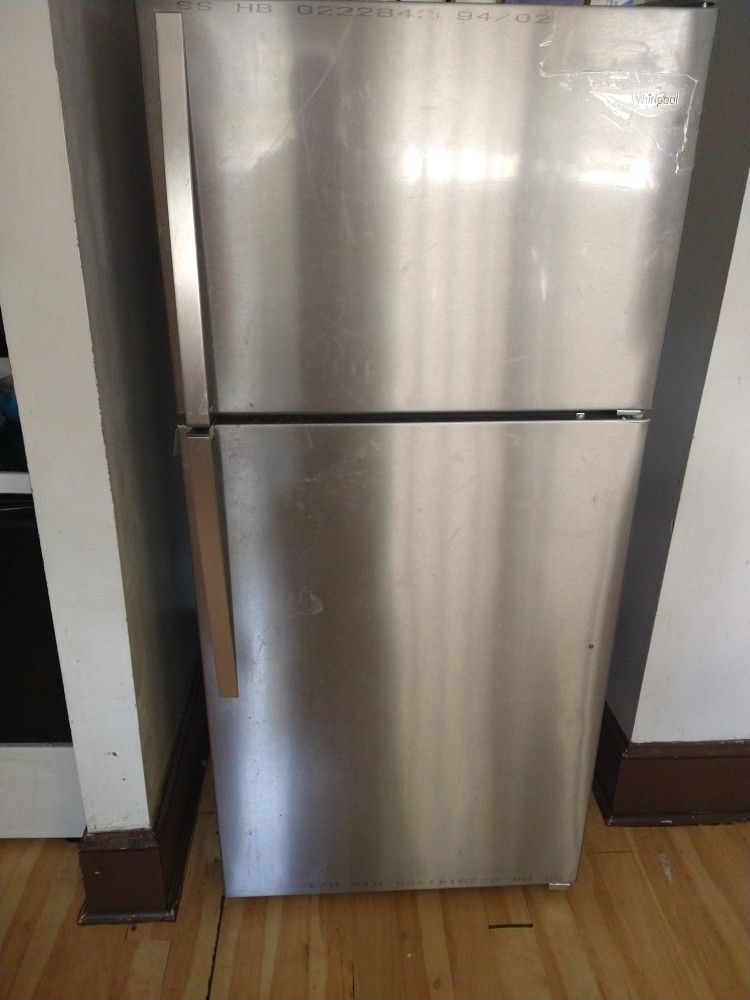 Stainless Steel Whirlpool Refrigerator