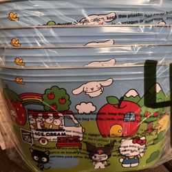 LAST CALL Burr Gift  basket Christmas tub metal basket Hello Kitty  The quantity for each style is listed on the picture 