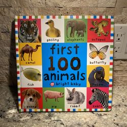 First 100 Animals Book