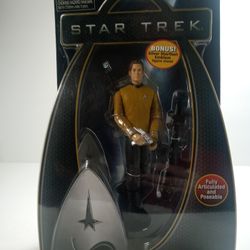 New Star Trek Warp Collection Captain Kirk 6'' Action Figure Sealed Collectible