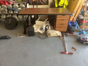 Three drawer desk