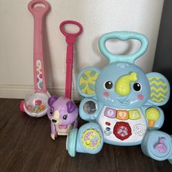 VTech Toddle & Stroll Musical Elephant Walker Toys