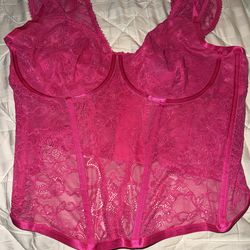 Pink Torrid Lace Top