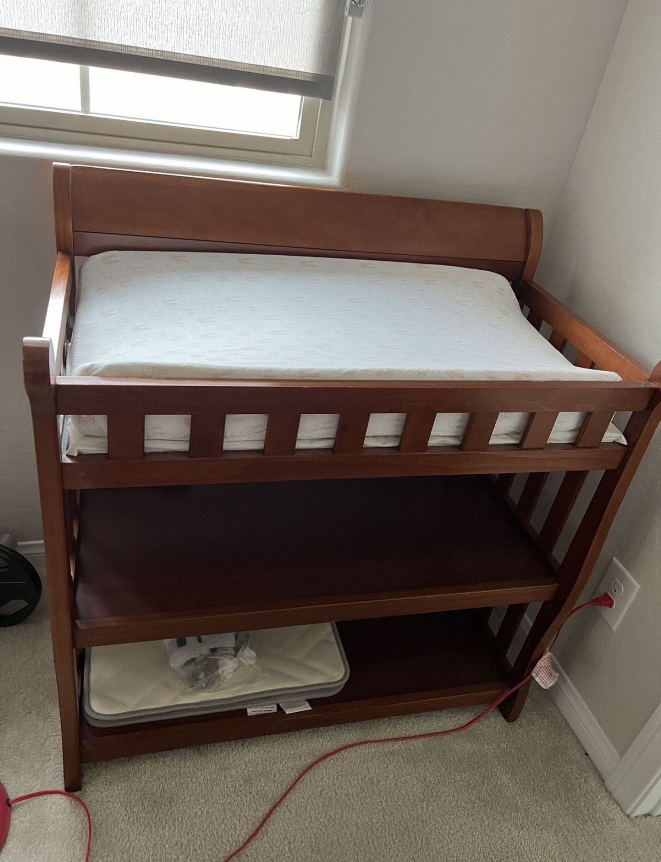 Solid Wood Baby Changing Table - Mint Conditions 