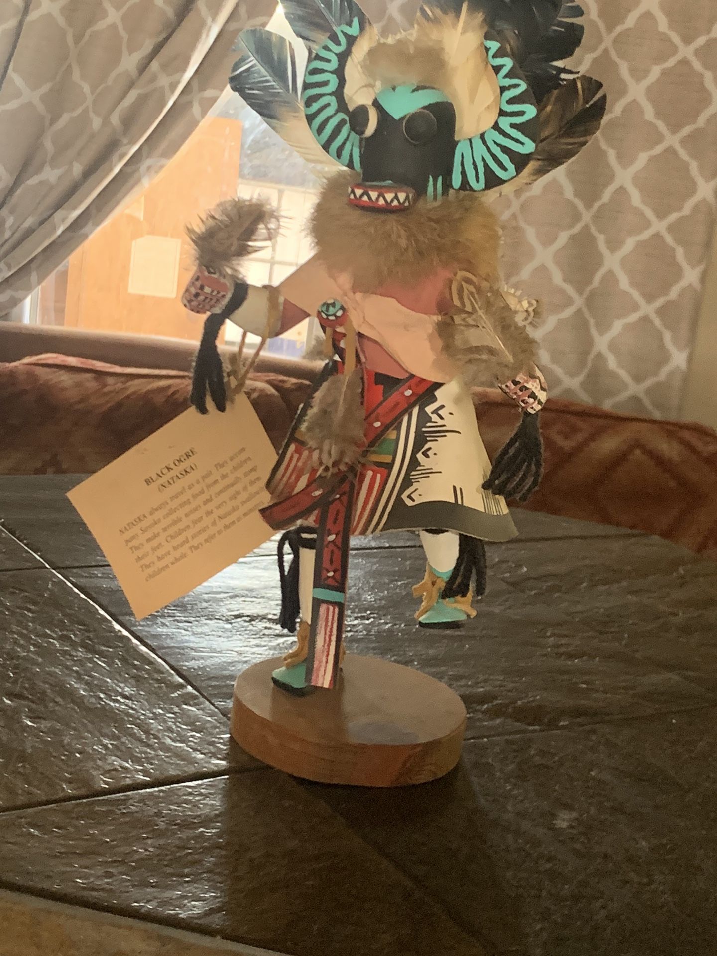 Black Orge Kachina Doll