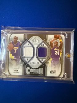 Kobe / Lamar game worn patch /499