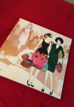 Women oil canvas