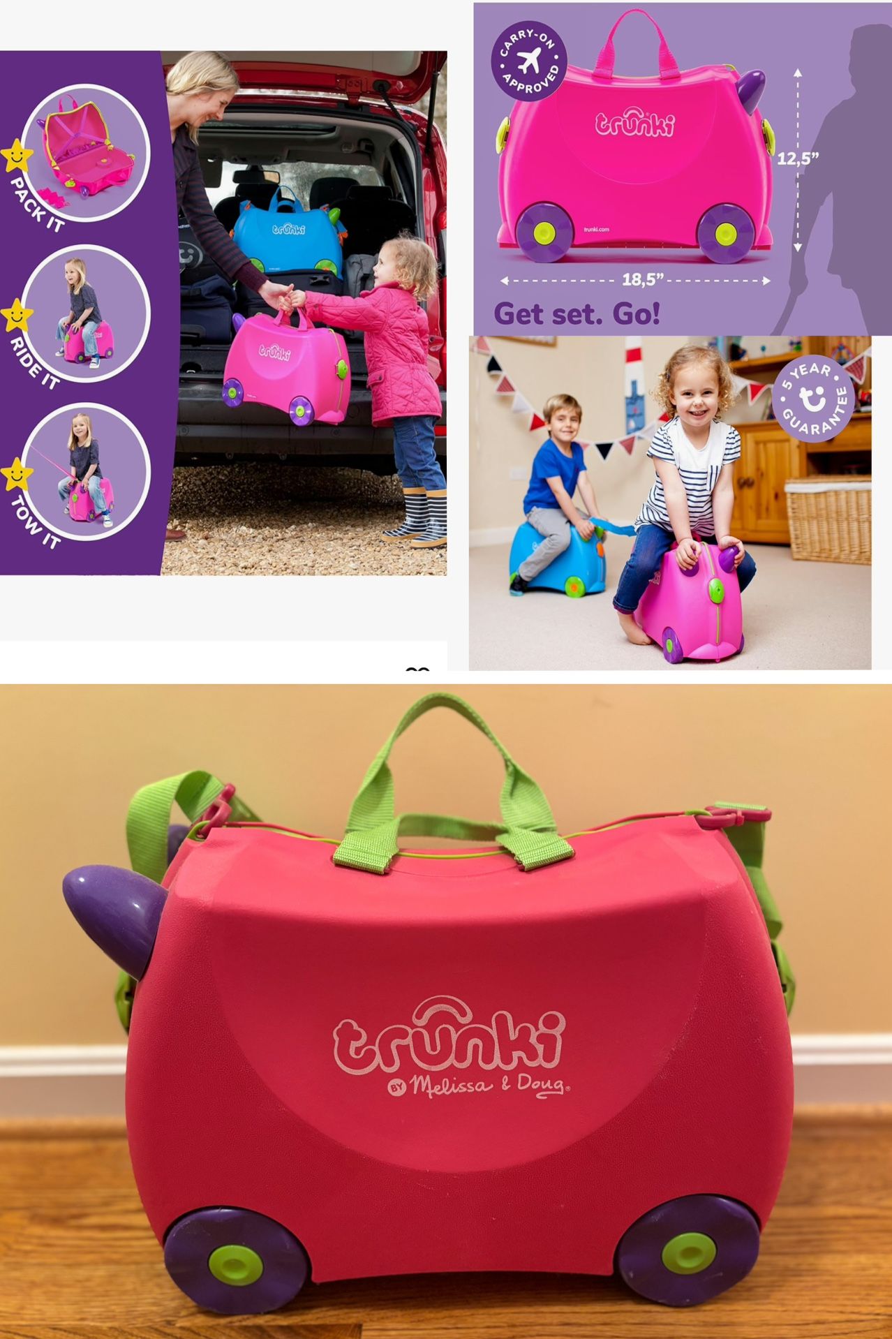 Trunki Ride-On Kids Suitcase