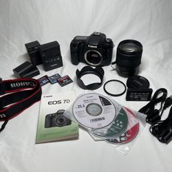 Canon EOS 7D w/ 18-135mm Lens