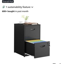 Brand New 2 Drawer Metal File Cabinet with Lock, In Box