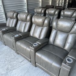 Power Reclining Theater Chairs