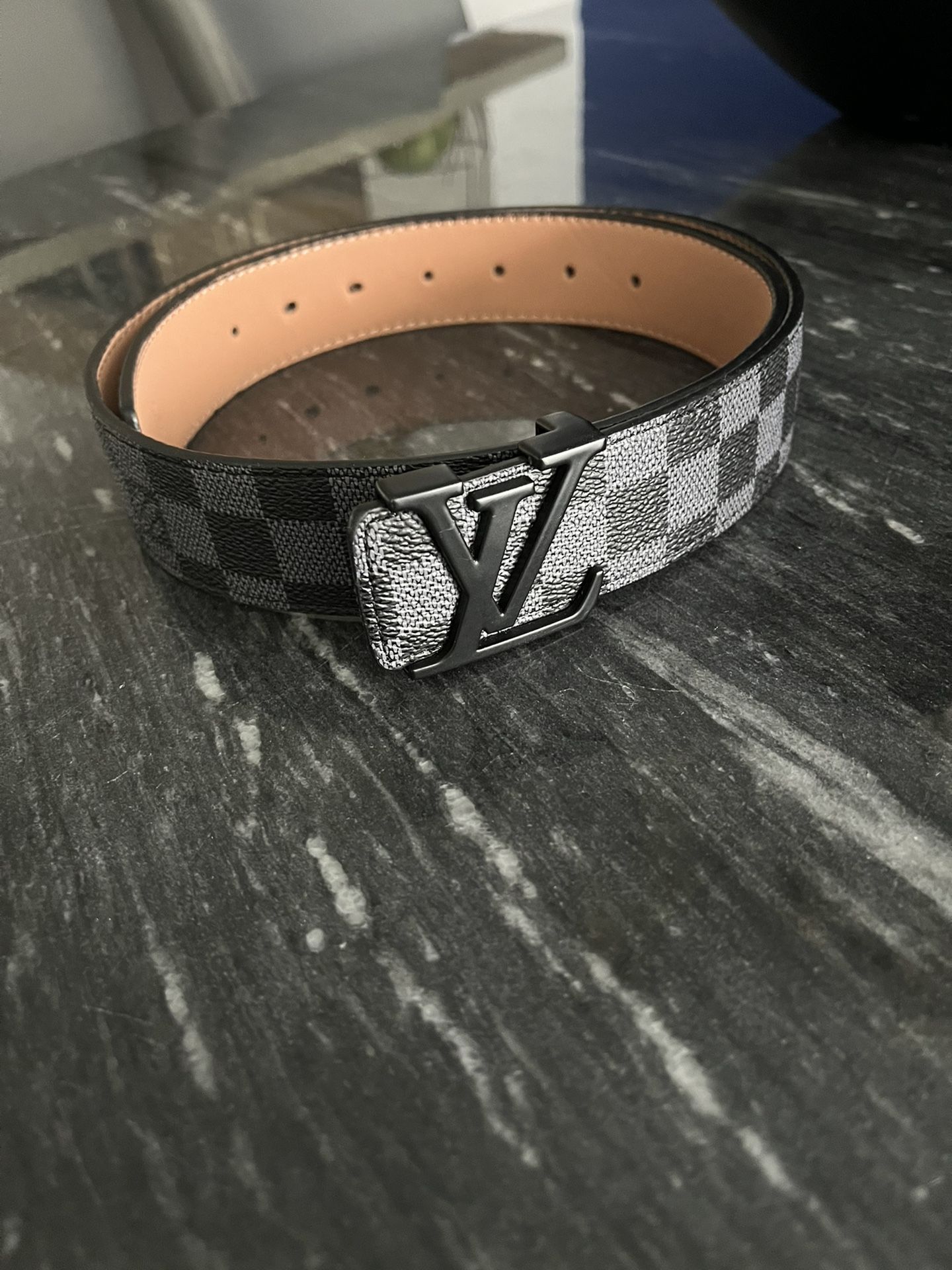 Louis Vuitton Gray Belts for Men for sale