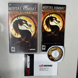 Mortal Kombat Unchained Sony PSP Video GAME